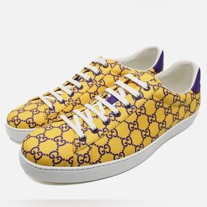 💎 Gucci Sneakers Ace Purple/Yellow Supreme Joy USA size MEN 10 GUCCI , 10.5 US.